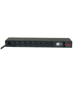 Alternative view of APC 8X 5-20R NEMA 20A 120V 1.92KVA METERED RACK 1U PDU (AP7801B)