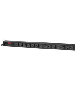 Alternative view of APC 14X 5-15R NEMA 20A 120V 1.92KVA BASIC RACK 0U PDU (AP9551)