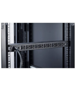 Alternative view of APC 10X 5-20R NEMA 30A 120V 2.88KVA BASIC RACK 1U PDU (AP9560)
