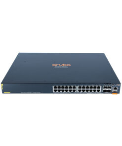 Alternative view of HPE JL725A ARUBA 6200F 24G CLASS4 POE 4SFP+ 370W SWITCH