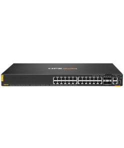Alternative view of HPE JL725B ARUBA NETWORKING CX 6200F 24G CLASS‑4 POE 4SFP+ 370W SWITCH